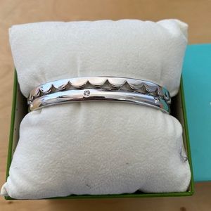 Kate spade silver bangles